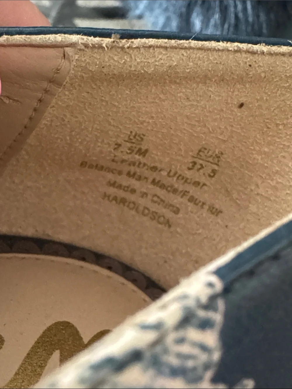 Sam Edelman giving your
